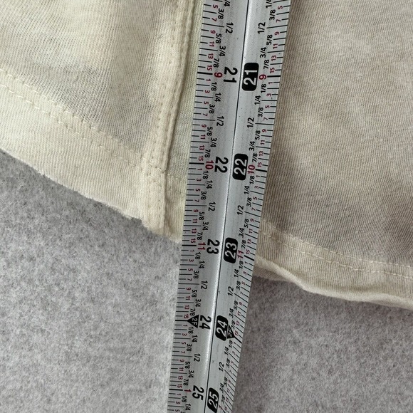 Free People‎ Primrose Top Womens SMALL Cream Ivory Mesh Floral Applique - Picture 12 of 14